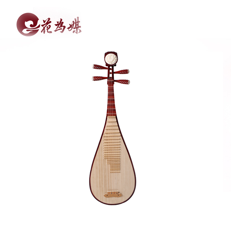 专业花梨轴君子兰雕花琵琶乐器初学成人演奏练习琵琶民族乐器
